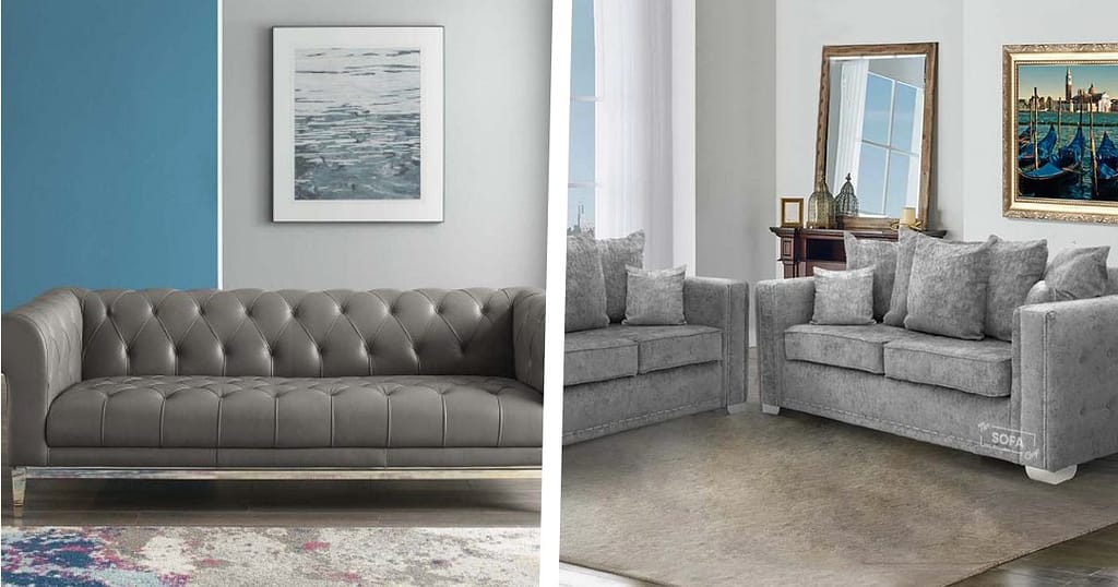 Leather sofa vs fabric sofa from best price furniture outlet