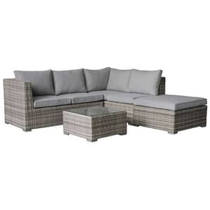 Wallace Light Grey Outdoor Modular Lounge Setting