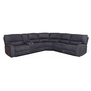 Comfortable Orla Black Corner Modular With End Electric Recliners By Best Price Furniture