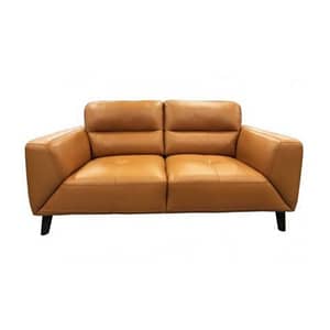 Rust Brookyln two Seater Lounge by best price furniture outlet