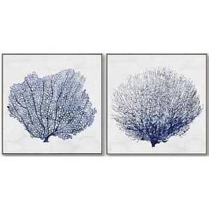 Coral Canvas Framed 84CM By Best Price Furniture