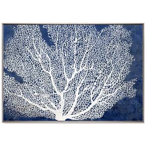 Deep Sea Coral Canvas By Best Price Furniture