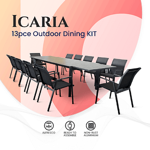 Best Quality Ikra 13 Piece Outdoor Dining KIT