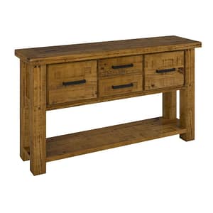 Aria 147cm 4 Drawers/1 Shelf Hall Table By Best Price Furniture