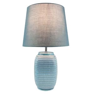 Gazit Living Blue Lamp By Best Price Furniture