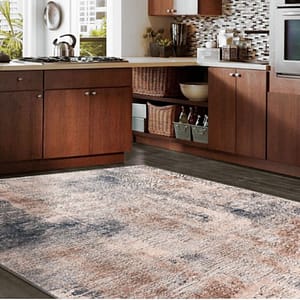 Beautiful View of Rectangular Axel Grey Rug By Best Price Furniture