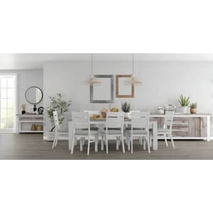 White Rasalie Dining Set By Best Price Furniture