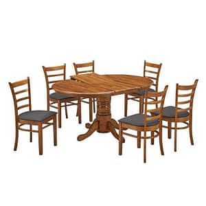 Tobin seven piece Extension Dining Set by best price furniture outlet