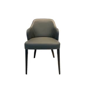 Black Leather Solid Dining Chair By Best Price Furniture Outlet
