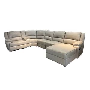 Full View of Malibu Leather Lounge By Best Price Furniture