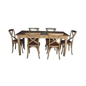 Baker 7PC 150-260cm Ext Table By Best Price Furniture