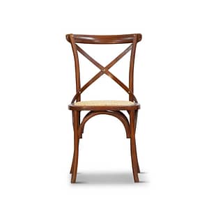Brown Valar Cross Back Chair By best price furniture outlet