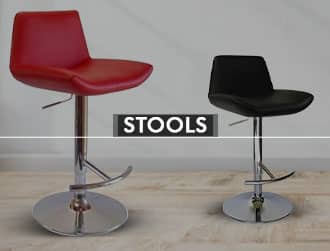 Bar stool chairs in red & black By best price furniture outlet