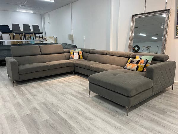 Houston Modular Dark Grey Corner Sofa By Best Price Furniture