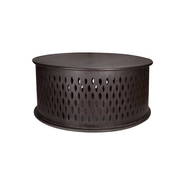 Black Telly Round Coffee Table By Best Price Furniture