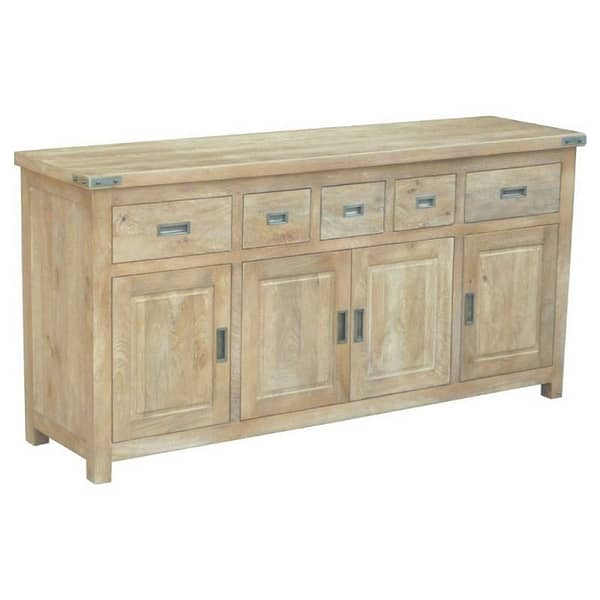 Side View Honey Wash Kennice Buffet By Best Price Furniture