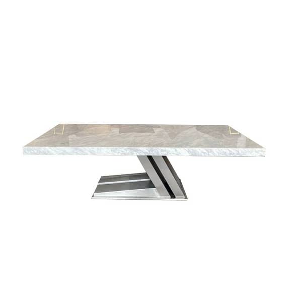 LUCERINE white marble Coffee Table by Best Price Furniture Outlet