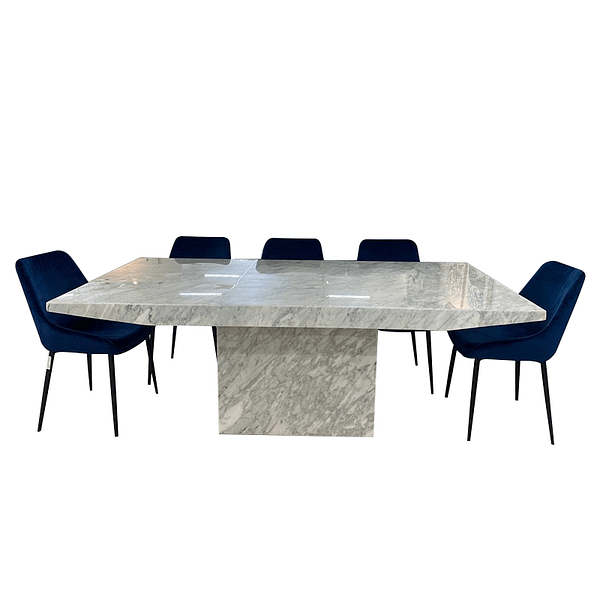 Elba grey marble Dining Table by Best Price Furniture Outlet