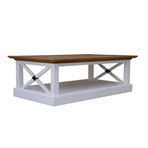 Best Quality Ezri Coffee Table Chocolate and White By Best Price Furniture