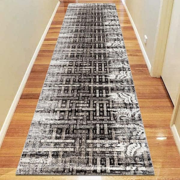 On floor Black and White Kail 1081 Rug By Best Price Furniture