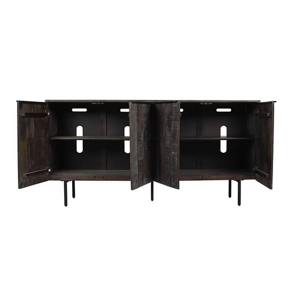 Open View of Layla 4 Door Sideboard By Best Price Furniture