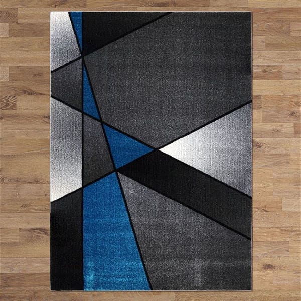 Unique Designed and Quality Rectangular Aitlant Black Rug By Best Price Furniture