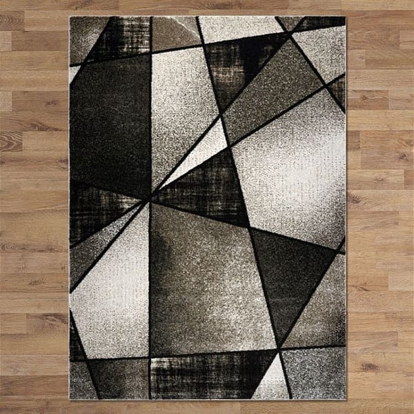 Designed Aitlant Black Rug By Best Price Furniture