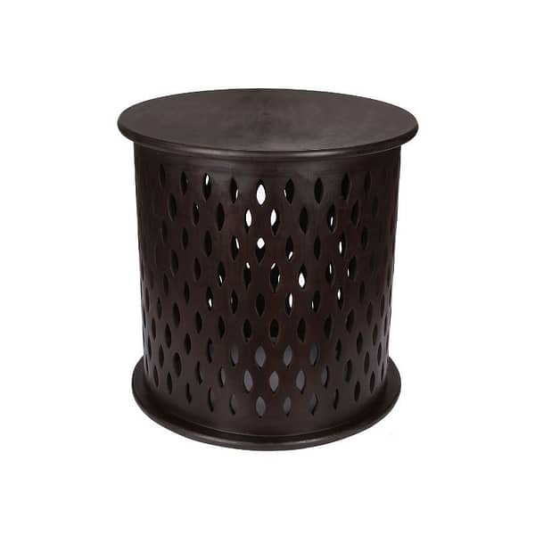 Black Telly Round Side Table By Best Price Furniture