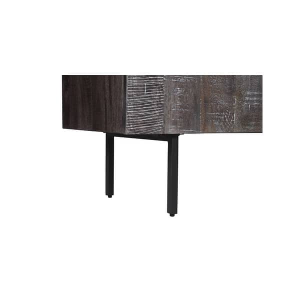 Ula 4 Door Sideboard KD-Carbon By Best Price Furniture