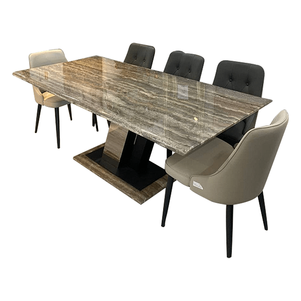 VULTTON marble top Dining Table by Best Price Furniture Outlet