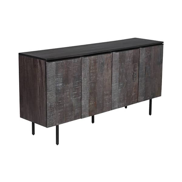 Side View Layla 4 Door Sideboard By Best Price Furniture